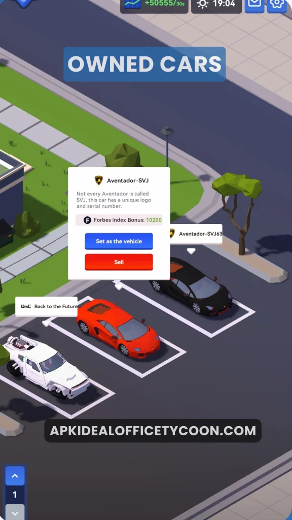 Guide on How to sell a car in Idle Office Tycoon apk
